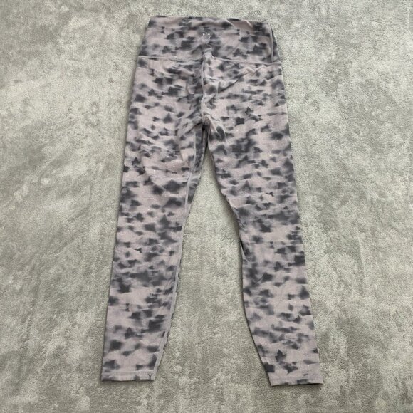 Varley Leggings Womens M Let's Go 24” Concrete Leaf Gray Workout Athleisure Gym - Picture 10 of 12